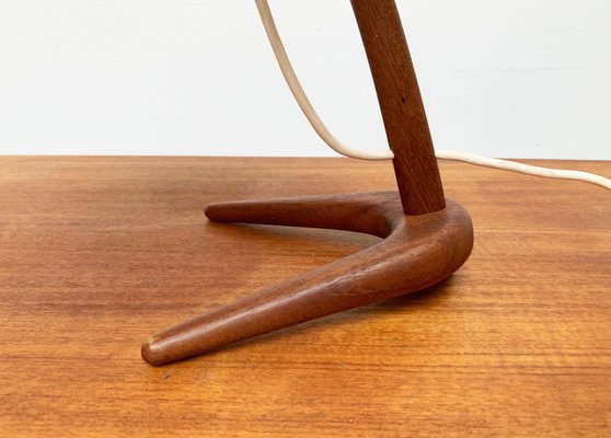 Mid-Century Teak Dornstab Table Lamp by A. Pöll for Kalmar-UAH-1029612