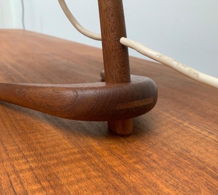 Mid-Century Teak Dornstab Table Lamp by A. Pöll for Kalmar-UAH-1029612