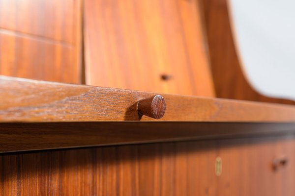 Mid-Century Teak Dresser With Dressing Table, 1960s-NIT-1309896