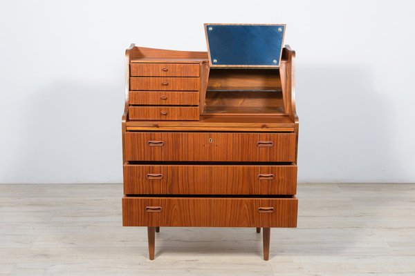 Mid-Century Teak Dresser With Dressing Table, 1960s-NIT-1309896