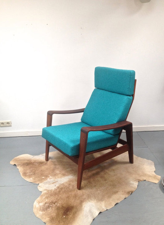 Mid-Century Teak Easy Chair by Arne Wahl Iversen for Komfort