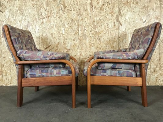 Mid-Century Teak Easy Chair by Olsen & Laursen, Denmark, Set of 2-EJL-1139026