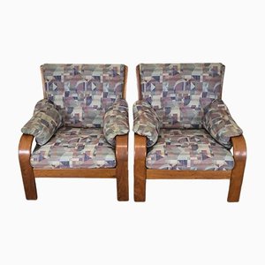 Mid-Century Teak Easy Chair by Olsen & Laursen, Denmark, Set of 2-EJL-1139026