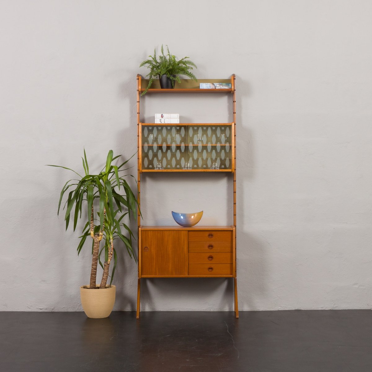 Mid-Century Teak Ergo Shelf by John Texmon, Norway, 1960s