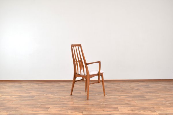 Mid-Century Teak Eva Armchair by Niels Koefoed for Koefoeds Hornslet, 1960s, Set of 2-LOT-2032117