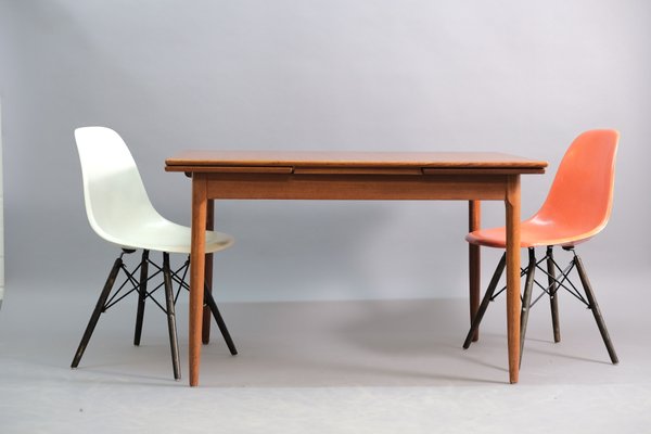 Mid-Century Teak Extendable Dining Table-CIP-578753