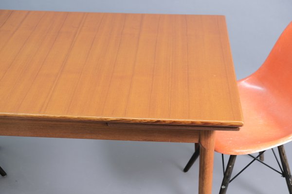 Mid-Century Teak Extendable Dining Table-CIP-578753