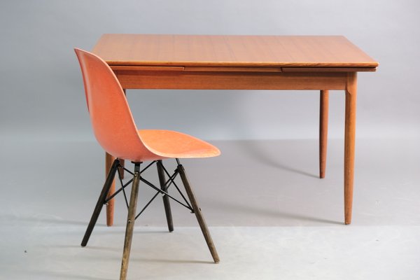 Mid-Century Teak Extendable Dining Table-CIP-578753