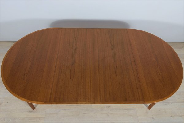 Mid-Century Teak Extendable Table by Ole Hald for Gudme Furniture Factory, 1970s-NIT-1407906