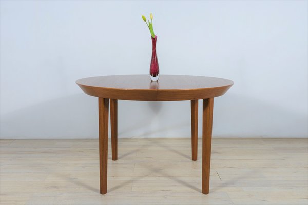 Mid-Century Teak Extendable Table by Ole Hald for Gudme Furniture Factory, 1970s-NIT-1407906