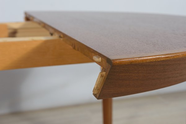 Mid-Century Teak Extendable Table by Ole Hald for Gudme Furniture Factory, 1970s-NIT-1407906