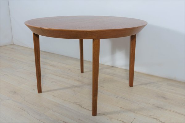 Mid-Century Teak Extendable Table by Ole Hald for Gudme Furniture Factory, 1970s-NIT-1407906