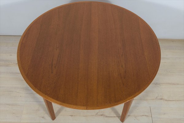 Mid-Century Teak Extendable Table by Ole Hald for Gudme Furniture Factory, 1970s-NIT-1407906