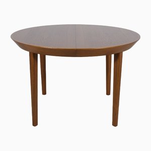 Mid-Century Teak Extendable Table by Ole Hald for Gudme Furniture Factory, 1970s-NIT-1407906