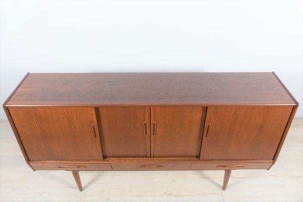 Mid-Century Teak Highboard by A. Jensen & Molholm for Herning, 1960s-NIT-1371427