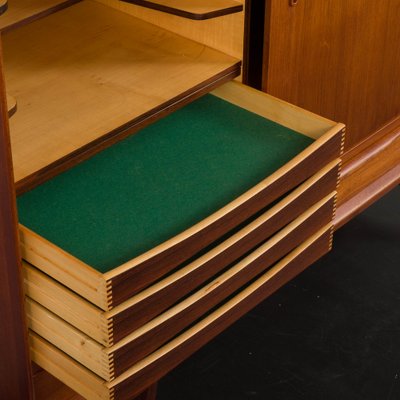 Mid-Century Teak Highboard with Bar Cabinet by Kurt Østervig, 1960s-UE-1750396