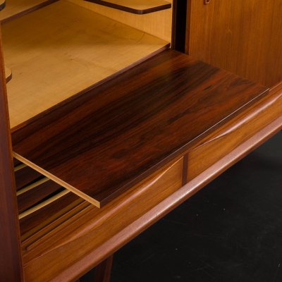 Mid-Century Teak Highboard with Bar Cabinet by Kurt Østervig, 1960s-UE-1750396