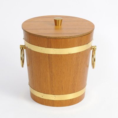 Mid-Century Teak Ice Bucket, 1960s-IXK-1421636