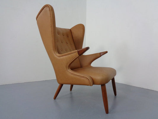 Mid-Century Teak & Leather Armchair by Svend Skipper for Skippers Møbler