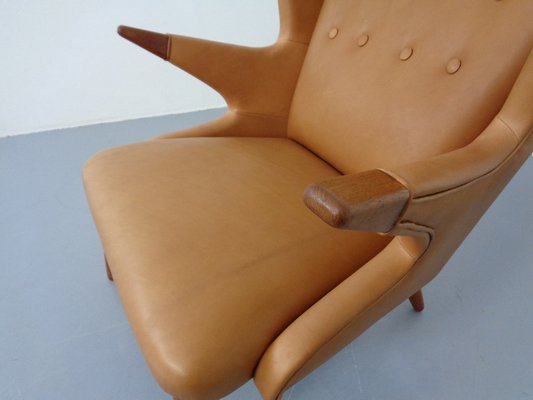 Mid-Century Teak & Leather Armchair by Svend Skipper for Skippers Møbler-RDW-1066915