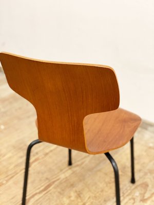 Mid-Century Teak Model 3123 Children's Chair by Arne Jacobsen for Fritz Hansen, 1960s-DOY-1131116