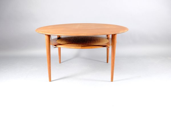 Mid-Century Teak Model 515 Coffee Table by Orla Mølgaard-Nielsen for France & Søn / France & Daverkosen, 1960s-CIP-666464