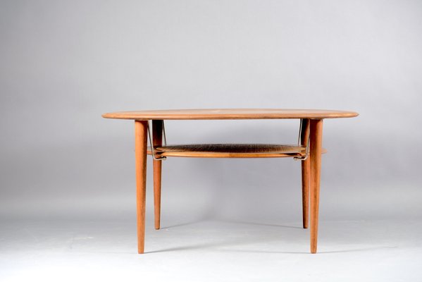 Mid-Century Teak Model 515 Coffee Table by Orla Mølgaard-Nielsen for France & Søn / France & Daverkosen, 1960s-CIP-666464