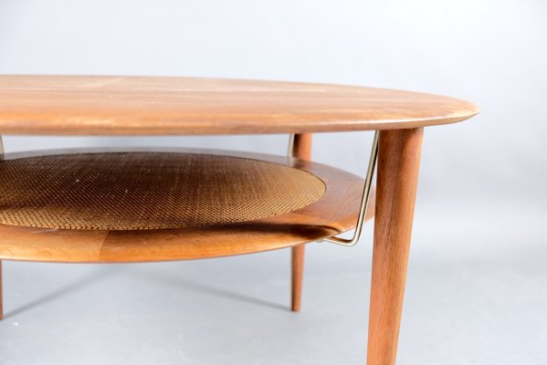 Mid-Century Teak Model 515 Coffee Table by Orla Mølgaard-Nielsen for France & Søn / France & Daverkosen, 1960s-CIP-666464