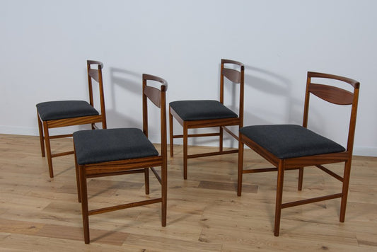 Mid-Century Teak Model 9513 Dining Chairs by Tom Robertson for McIntosh, 1970s, Set of 4