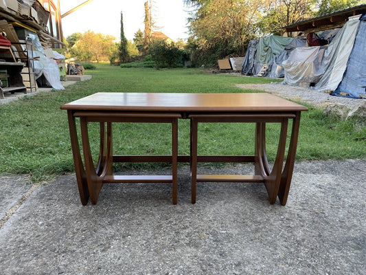 Mid-Century Teak Nesting Tables by Victor Wilkins for G Plan, Uk, 1970s, Set of 3