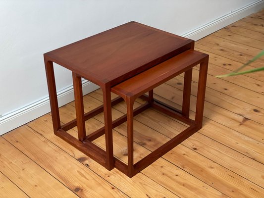 Mid-Century Teak Nesting Tables from Aksel Kjersgaard, Set of 3-WSA-1092778