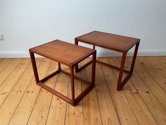 Mid-Century Teak Nesting Tables from Aksel Kjersgaard, Set of 3-WSA-1092778