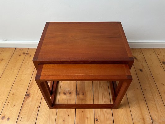 Mid-Century Teak Nesting Tables from Aksel Kjersgaard, Set of 3-WSA-1092778