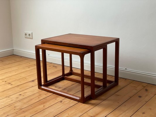 Mid-Century Teak Nesting Tables from Aksel Kjersgaard, Set of 3-WSA-1092778