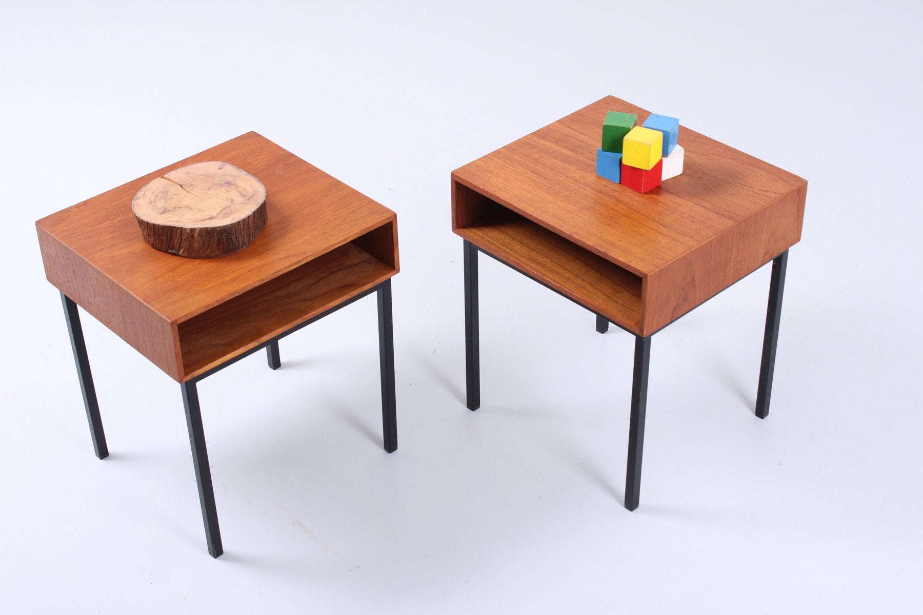 Mid-Century Teak Nightstands by André Cordemeyer and Dick Cordemeijer for Auping, 1960s, Set of 2