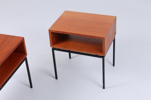 Mid-Century Teak Nightstands from Kuperus, 1960s, Set of 2-XT-1396905