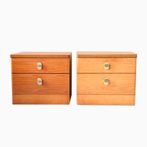 Mid-Century Teak Nightstands from Stag, Set of 2-OXJ-895516