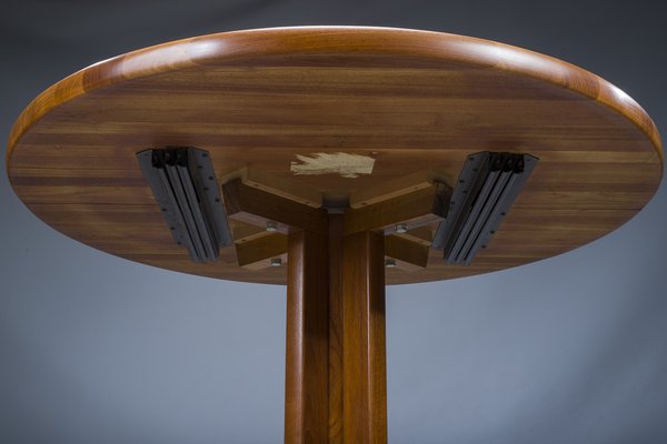 Mid-Century Teak Round Dining Table from Gudme Furniture Factory, 1960s-ZZH-1404852