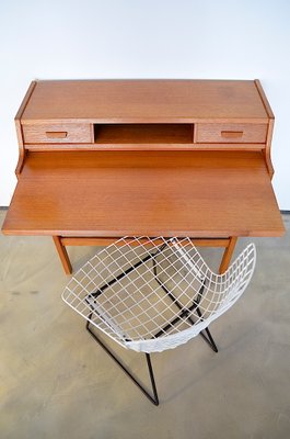 Mid-Century Teak Secretaire by Arne Wahl Iversen for Vinde Møbelfabrik-OV-843431