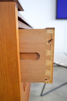 Mid-Century Teak Secretaire by Arne Wahl Iversen for Vinde Møbelfabrik-OV-843431