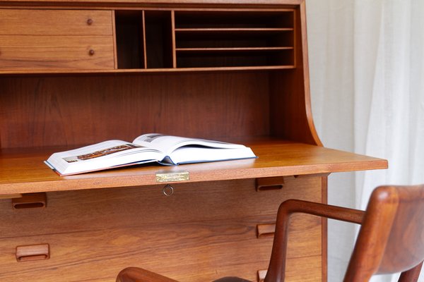 Mid-Century Teak Secretary by Børge Mogensen, 1960s-WIX-1679155