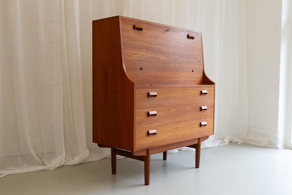 Mid-Century Teak Secretary by Børge Mogensen, 1960s-WIX-1679155