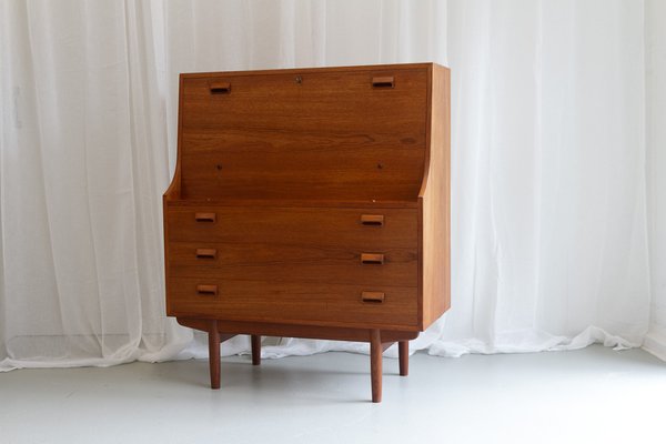 Mid-Century Teak Secretary by Børge Mogensen, 1960s-WIX-1679155