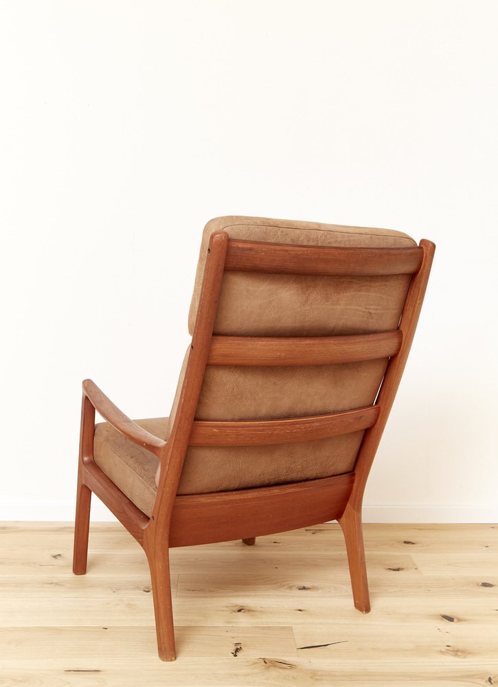 Mid-Century Teak Senator Highback Armchair by Ole Wanscher for Cado, 1960s