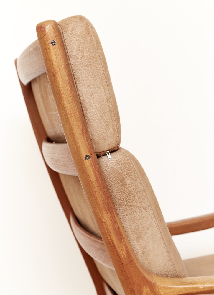 Mid-Century Teak Senator Highback Armchair by Ole Wanscher for Cado, 1960s