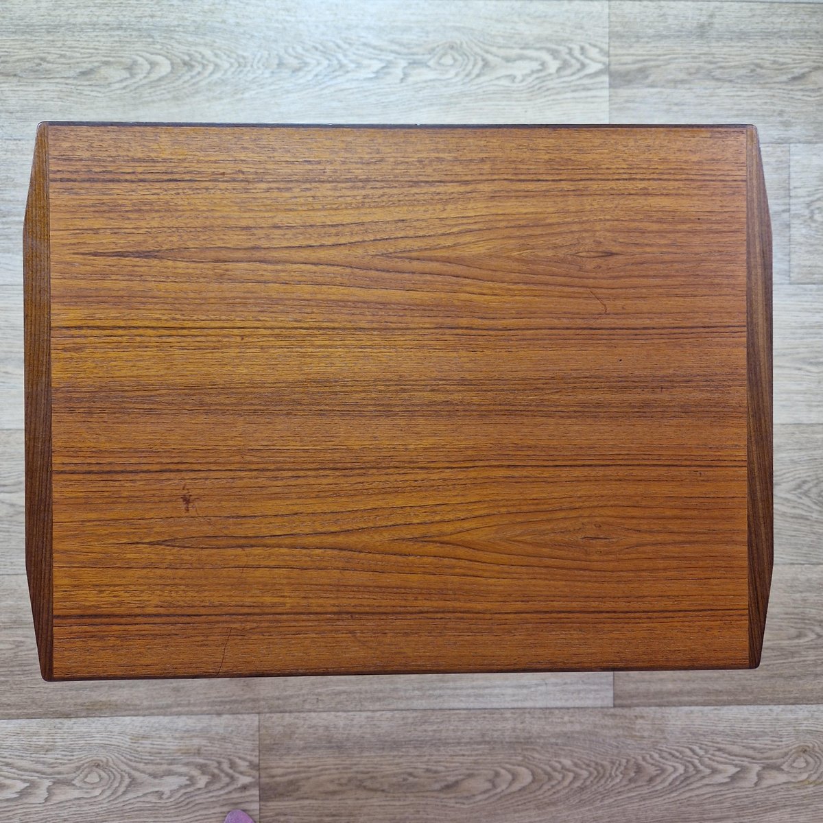 Mid-Century Teak Sewing Table by Karl Edvard Korseth for Rybo, Norway, 1960s