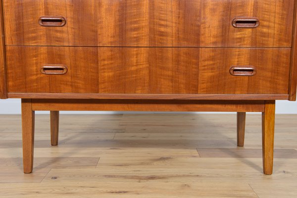 Mid-Century Teak Shelf with Pull-Out Top, 1960s-NIT-1431731