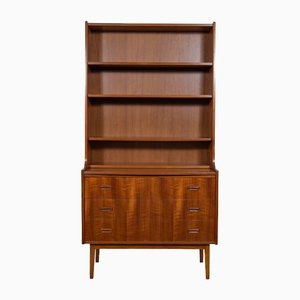 Mid-Century Teak Shelf with Pull-Out Top, 1960s-NIT-1431731