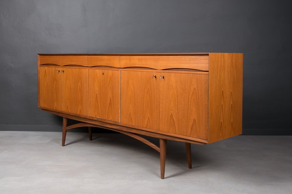 Mid-Century Teak Sideboard from Gustav Bahus, Norway, 1960s