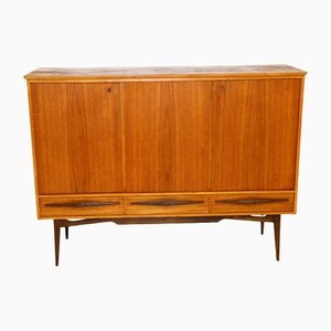 Mid-Century Teak Sideboard, Sweden, 1950s-GEK-1328105